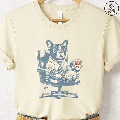 French Bulldog Frenchie World's Best Dad Mug T-Shirt