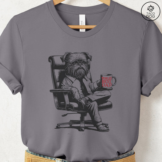 Brussels Griffon Griff World's Best Dad Mug T-Shirt Storm Taco-Dog