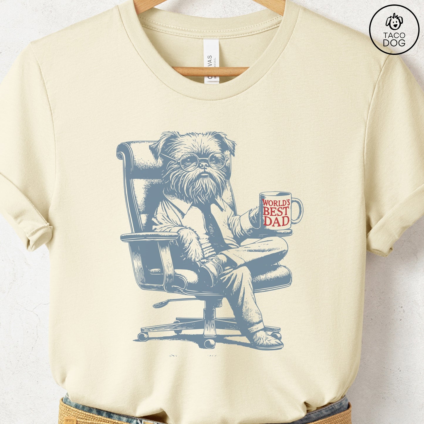 Brussels Griffon Griff World's Best Dad Mug T-Shirt