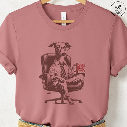 Italian Greyhound Whippet Iggy World's Best Dad Mug T-Shirt