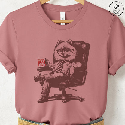 Pomeranian World's Best Dad Mug T-Shirt