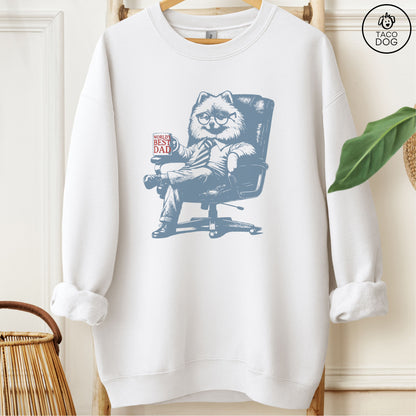 Pomeranian World's Best Dad Mug Sweatshirt