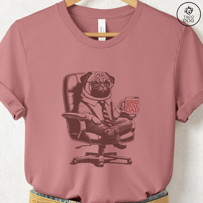 Pug World's Best Dad Mug T-Shirt