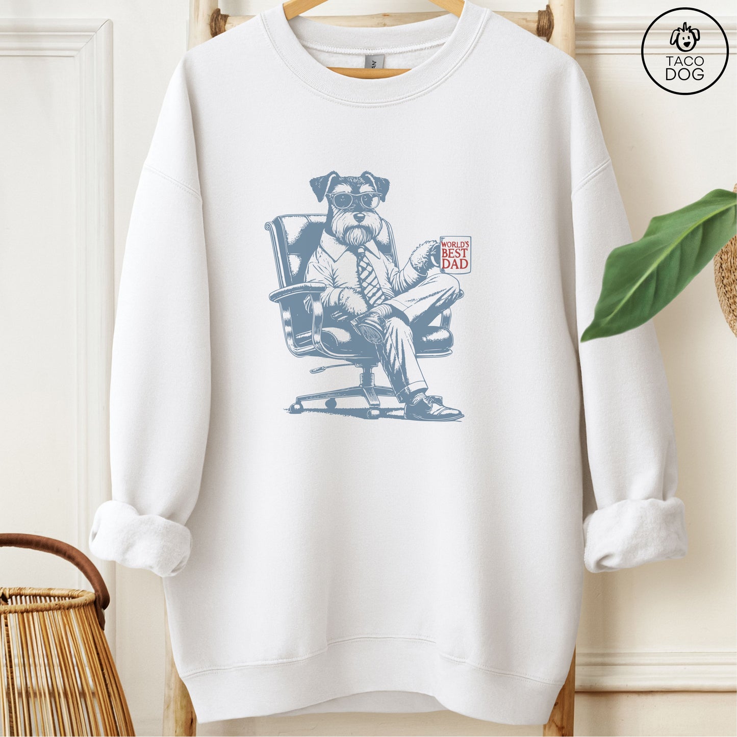 Schnauzer World's Best Dad Mug Sweatshirt