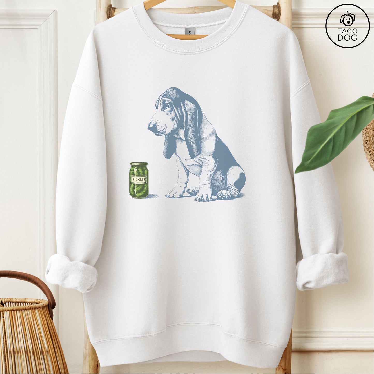Basset Hound Pickles Sweatshirt