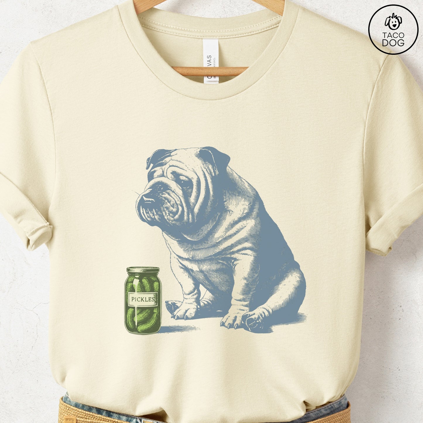 English Bulldog Pickles T-Shirt