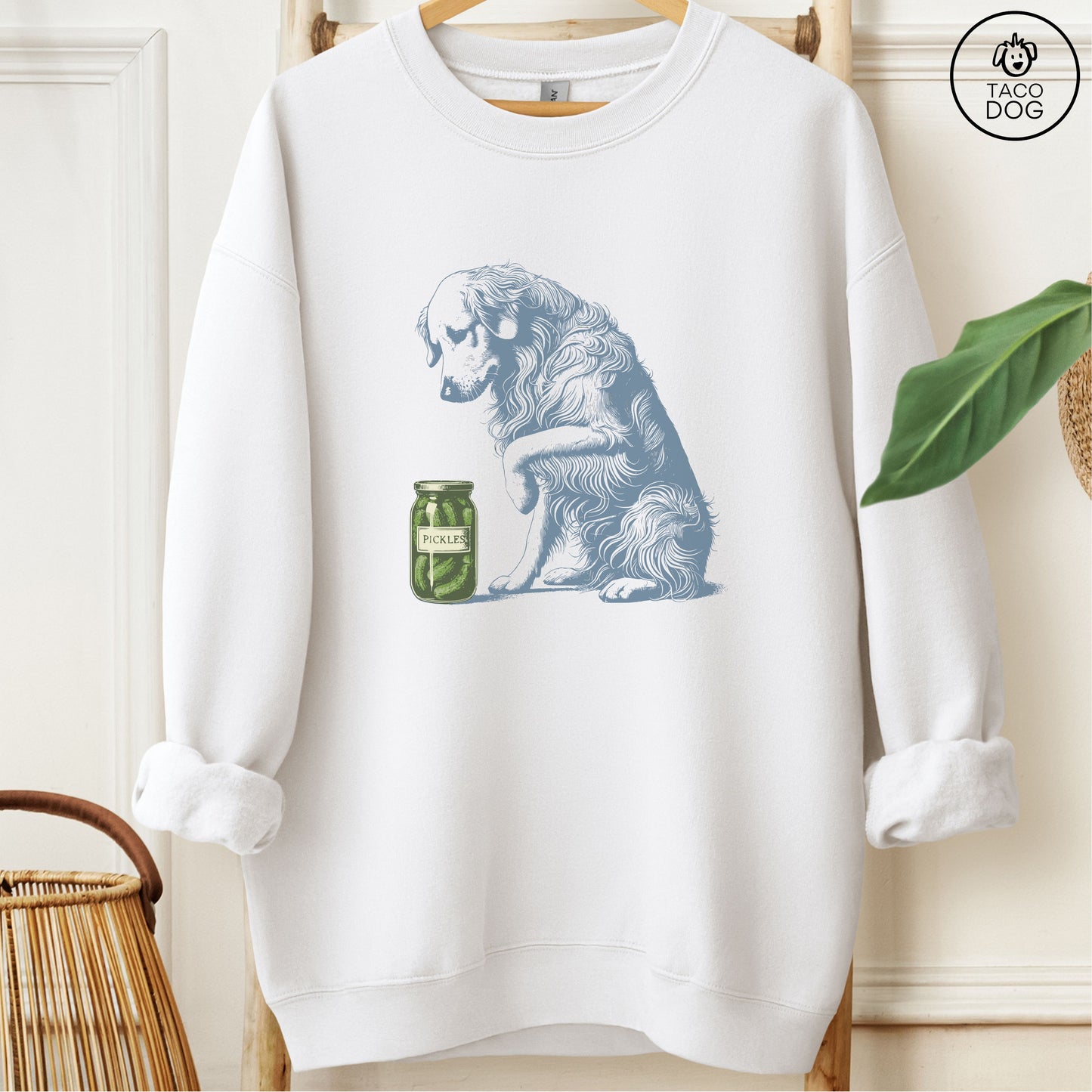 Golden Retriever Pickles Sweatshirt