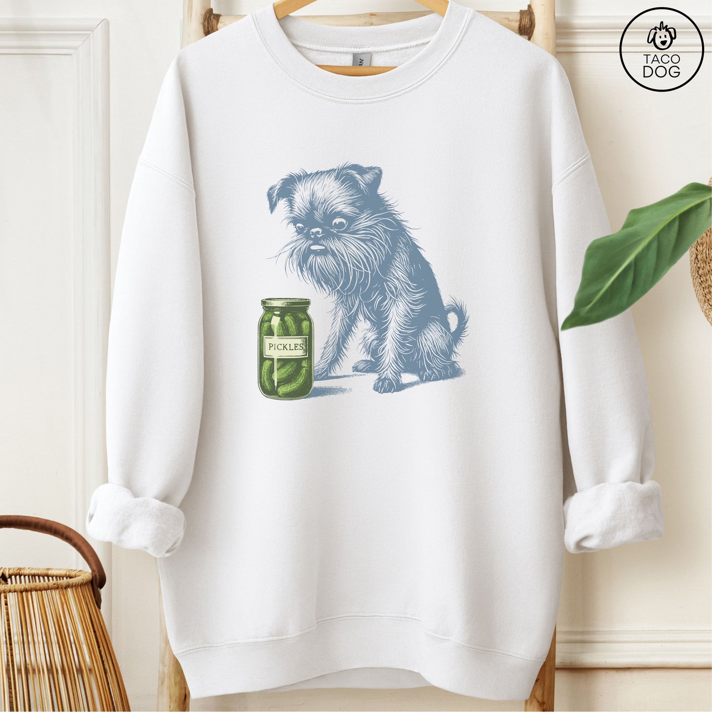 Brussels Griffon Griff Pickles Sweatshirt