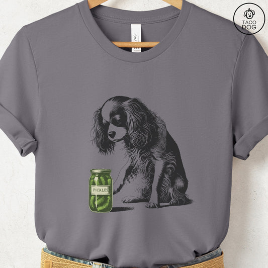Cavalier King Charles Spaniel Pickles T-Shirt Storm Taco-Dog