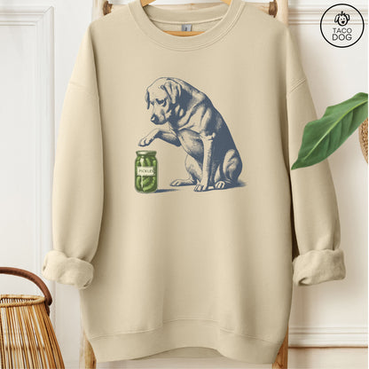 Labrador Retriever Lab Pickles Sweatshirt Sand Taco-Dog