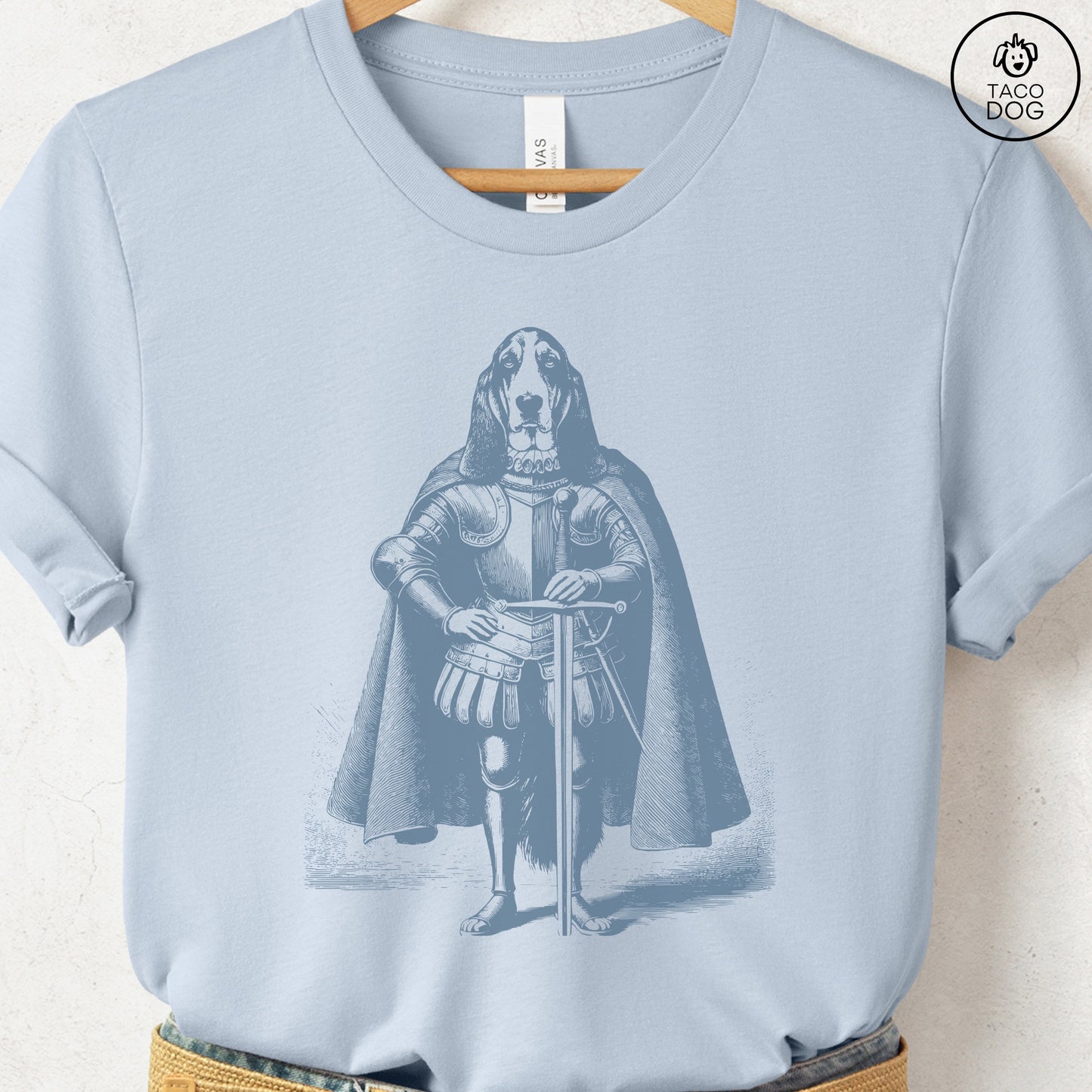Basset Hound Knight T-Shirt