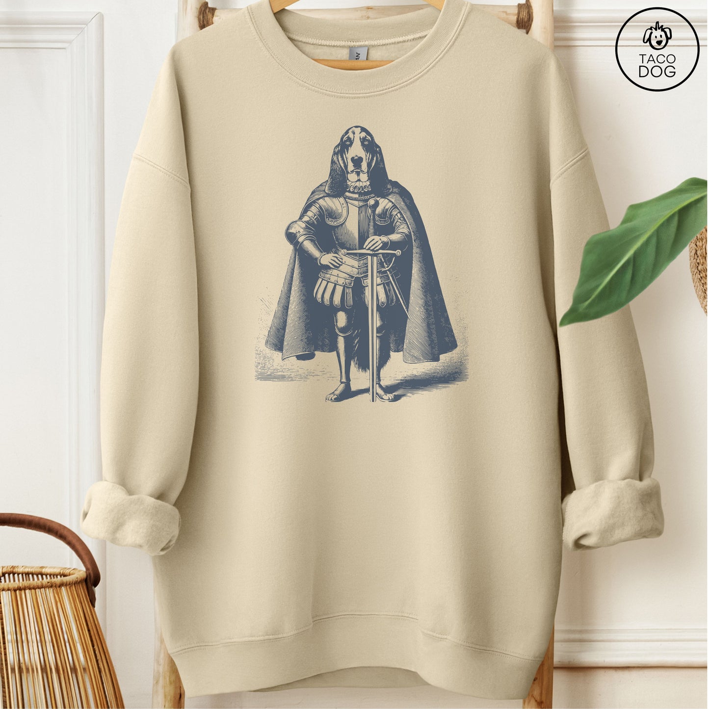 Basset Hound Knight Sweatshirt