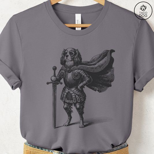 Cavalier King Charles Spaniel Knight T-Shirt Storm Taco-Dog