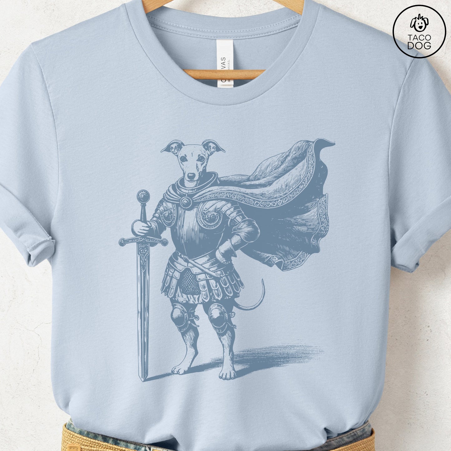 Italian Greyhound Whippet Iggy Knight T-Shirt