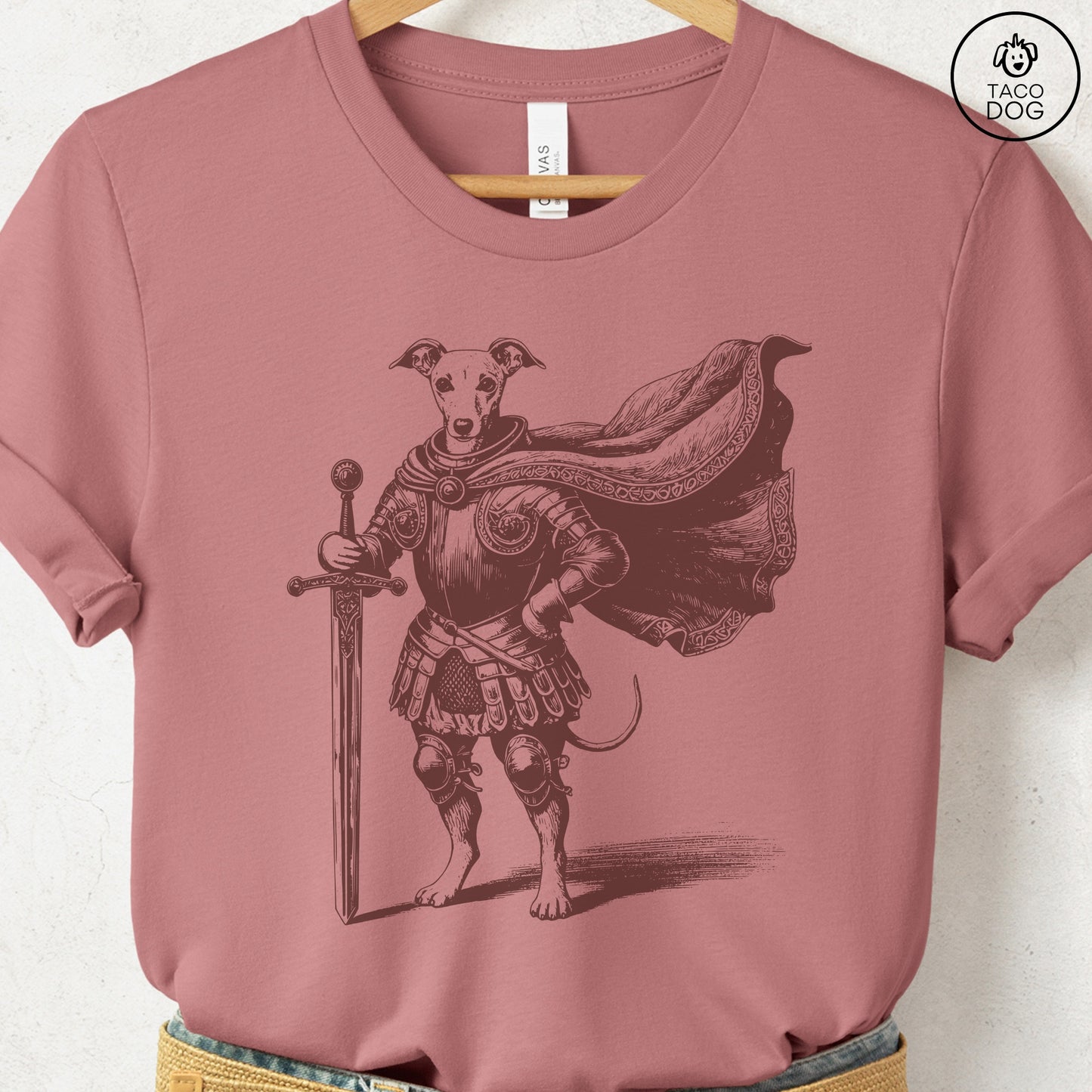 Italian Greyhound Whippet Iggy Knight T-Shirt