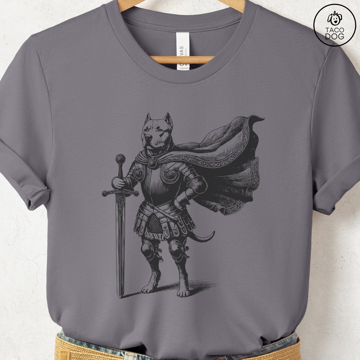 Pitbull Pittbull Pittie Knight T-Shirt