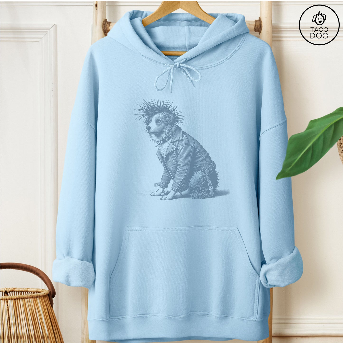 Australian Shepherd Aussie Punk Hoodie
