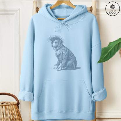 Australian Shepherd Aussie Punk Hoodie