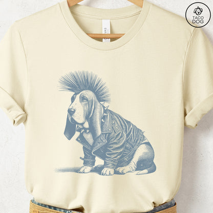 Basset Hound Punk T-Shirt