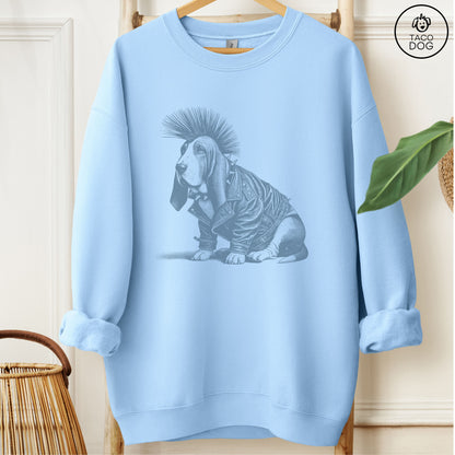 Basset Hound Punk Sweatshirt