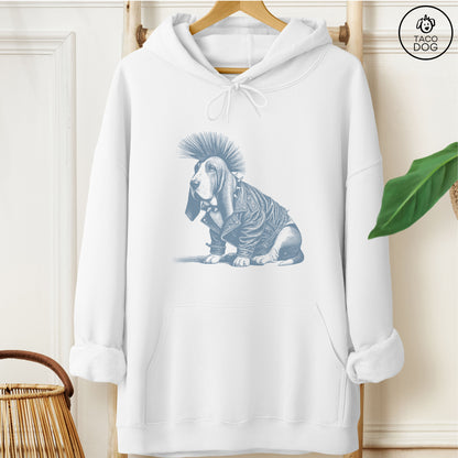 Basset Hound Punk Hoodie
