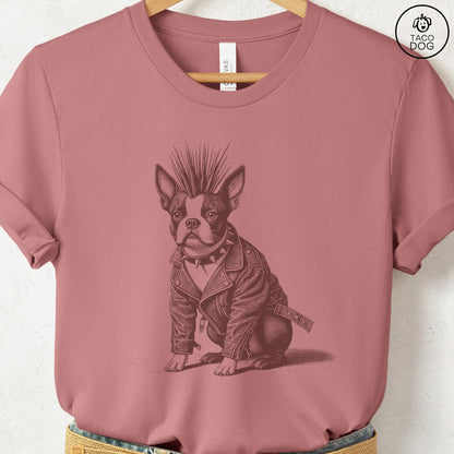 Boston Terrier Punk T-Shirt