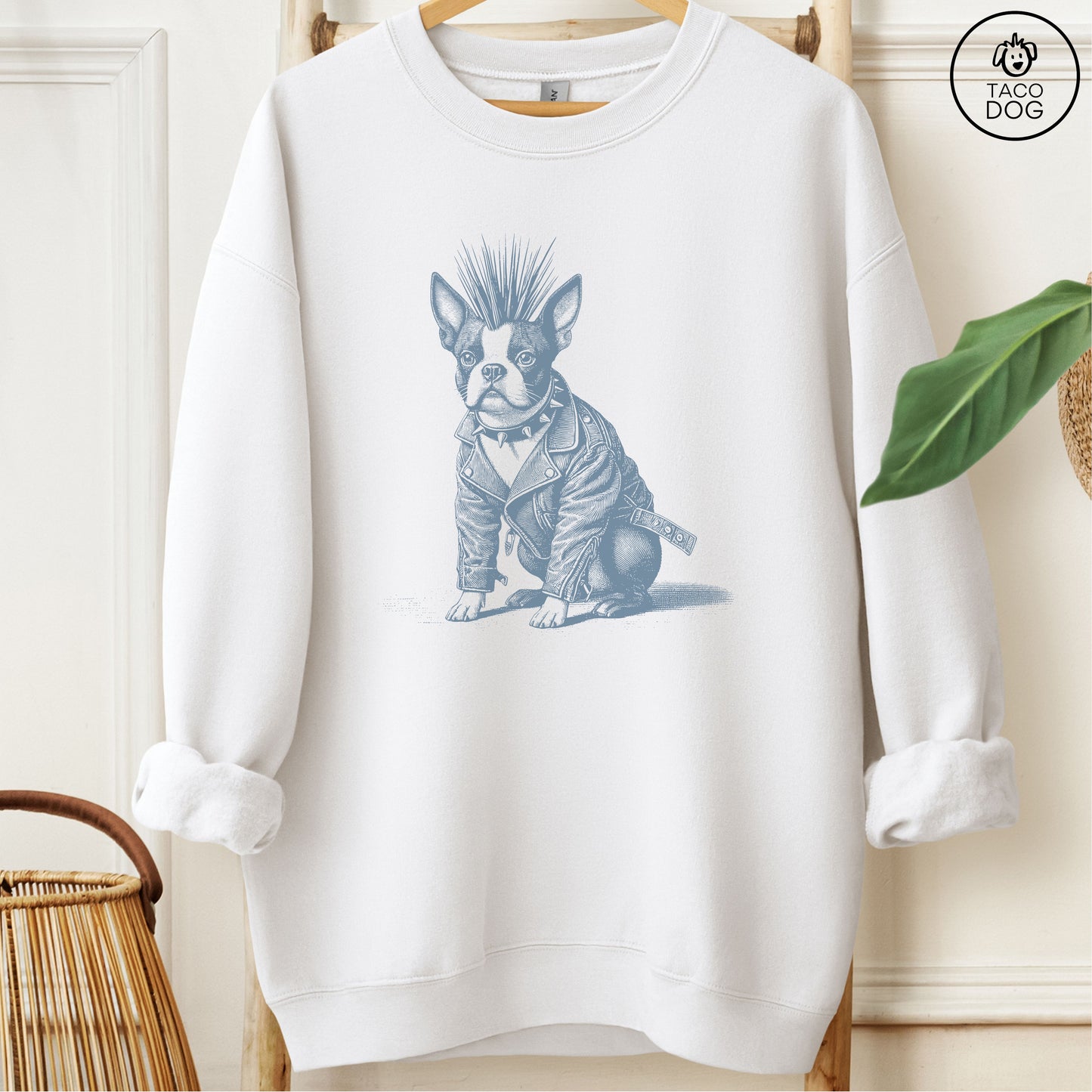 Boston Terrier Punk Sweatshirt