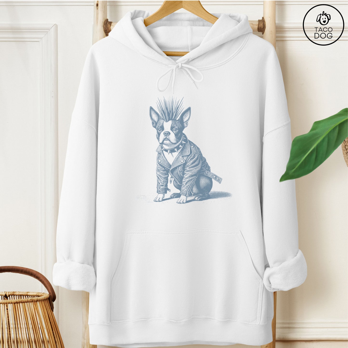 Boston Terrier Punk Hoodie