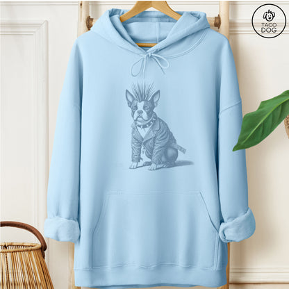 Boston Terrier Punk Hoodie