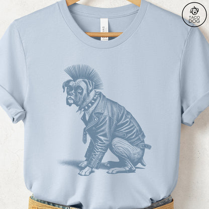 Boxer Dog Punk T-Shirt