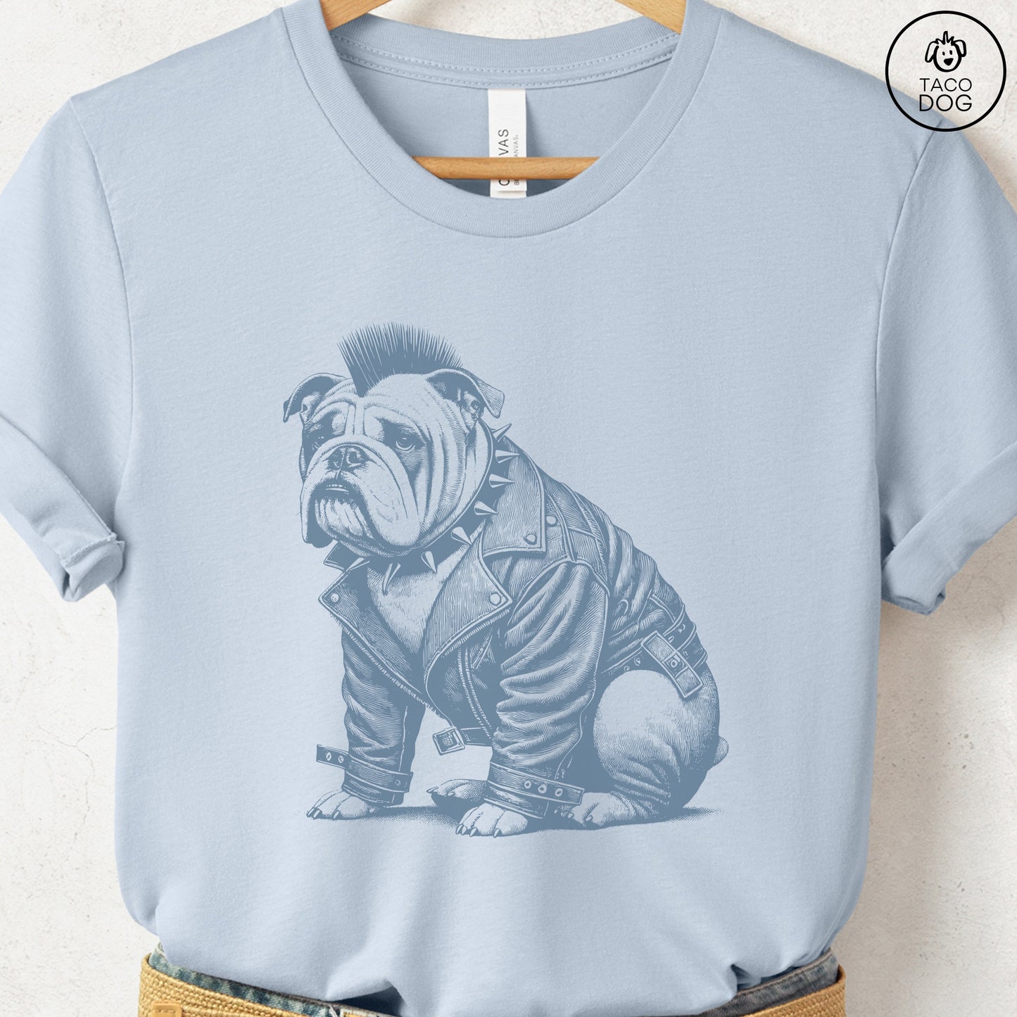 English Bulldog Dog Punk T-Shirt