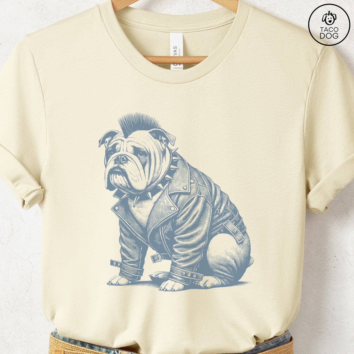 English Bulldog Dog Punk T-Shirt