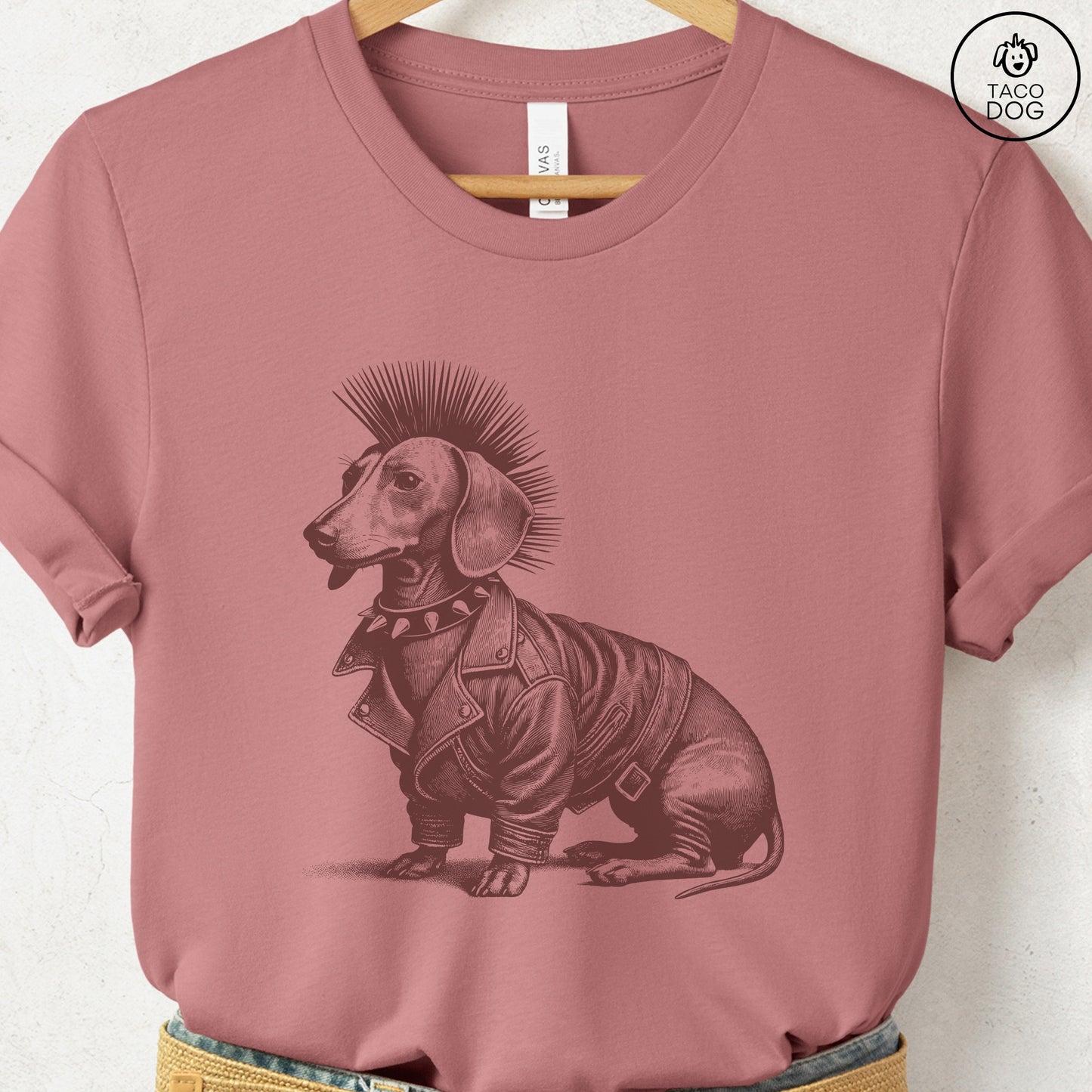 Dachshund Weenie Punk T-Shirt