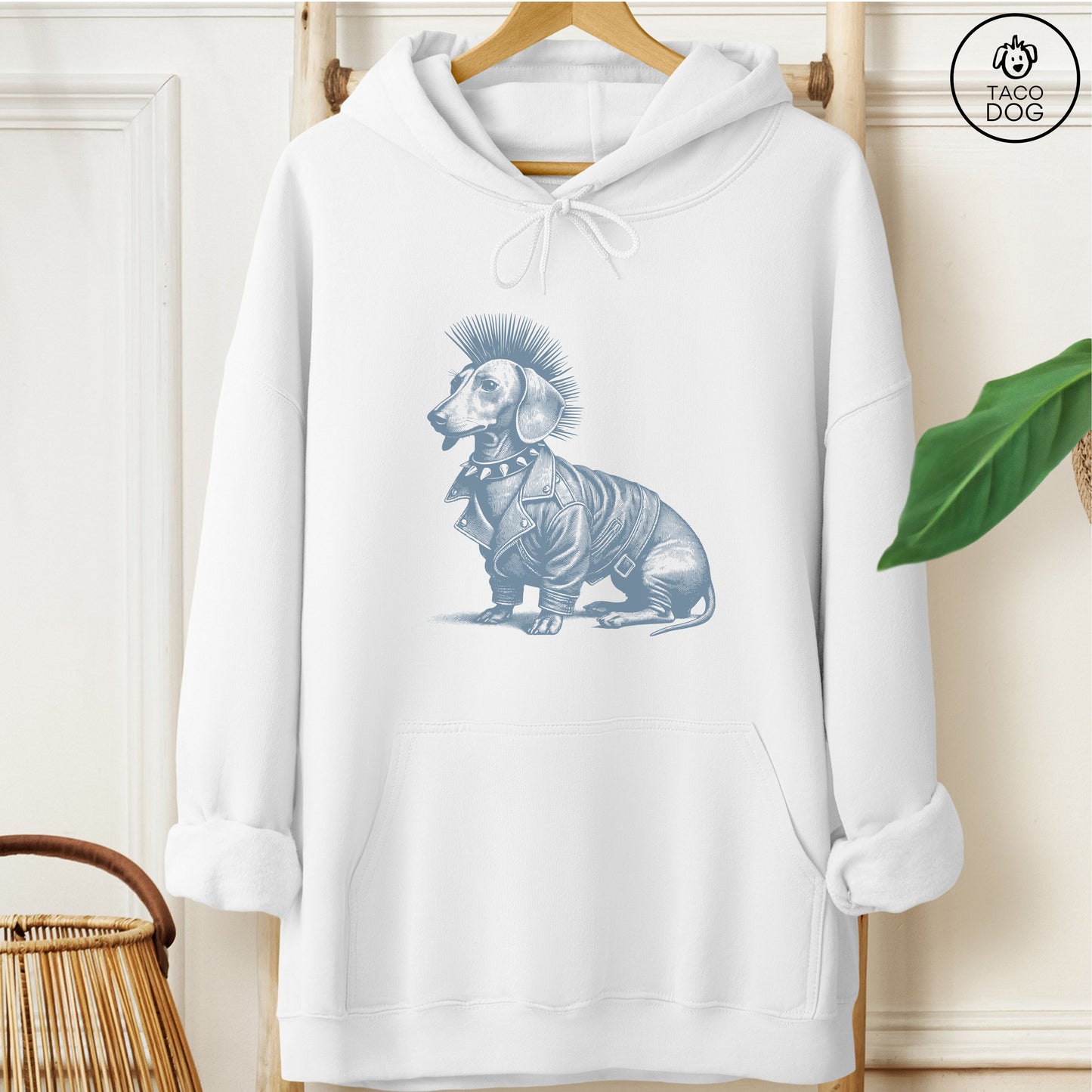 Dachshund Weenie Punk Hoodie