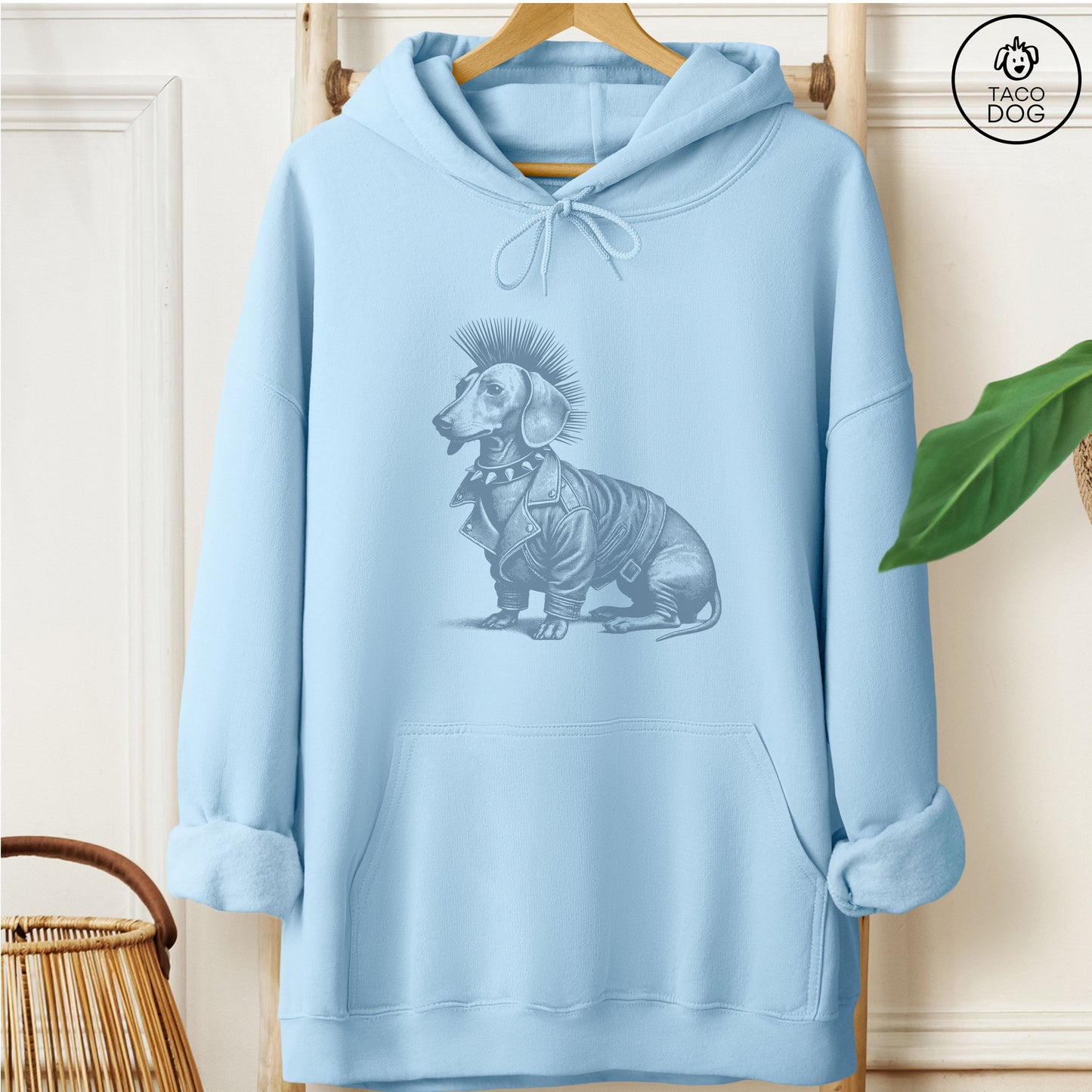 Dachshund Weenie Punk Hoodie