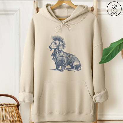 Dachshund Weenie Punk Hoodie