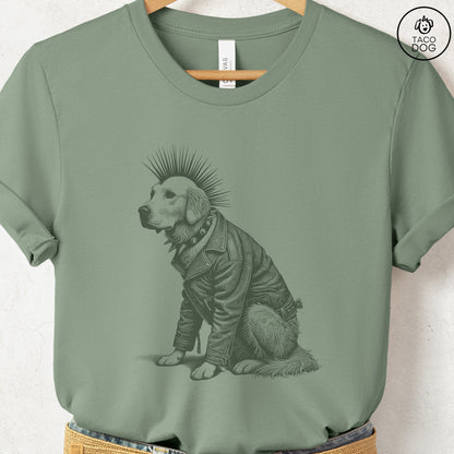 Golden Retriever Punk T-Shirt