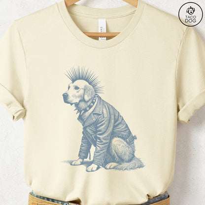 Golden Retriever Punk T-Shirt