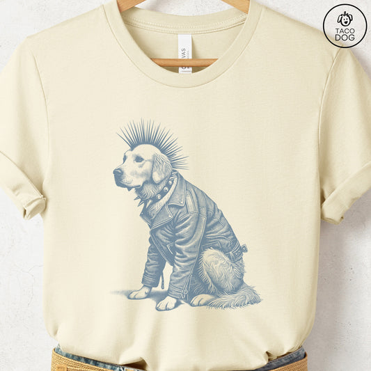 Golden Retriever Punk T-Shirt
