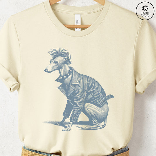 Italian Greyhound Whippet Iggy Punk T-Shirt