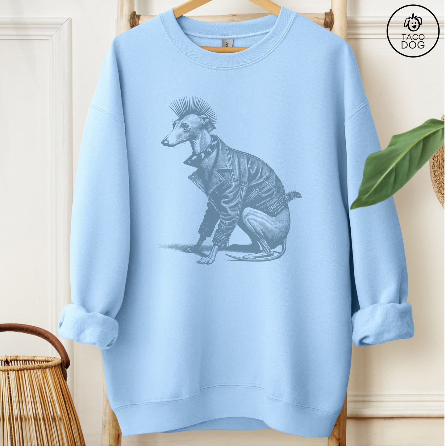 Italian Greyhound Whippet Iggy Punk Sweatshirt