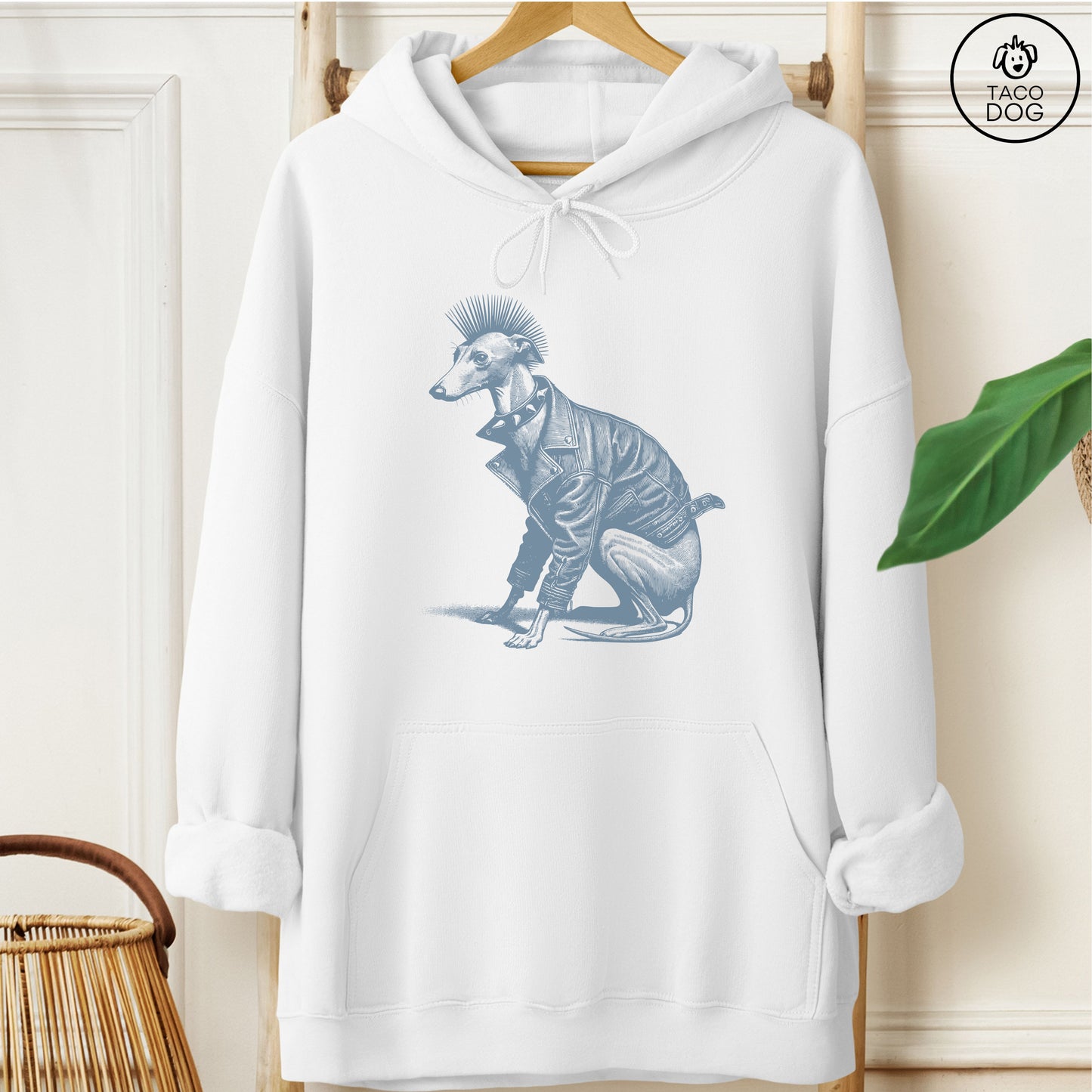 Italian Greyhound Whippet Iggy Punk Hoodie