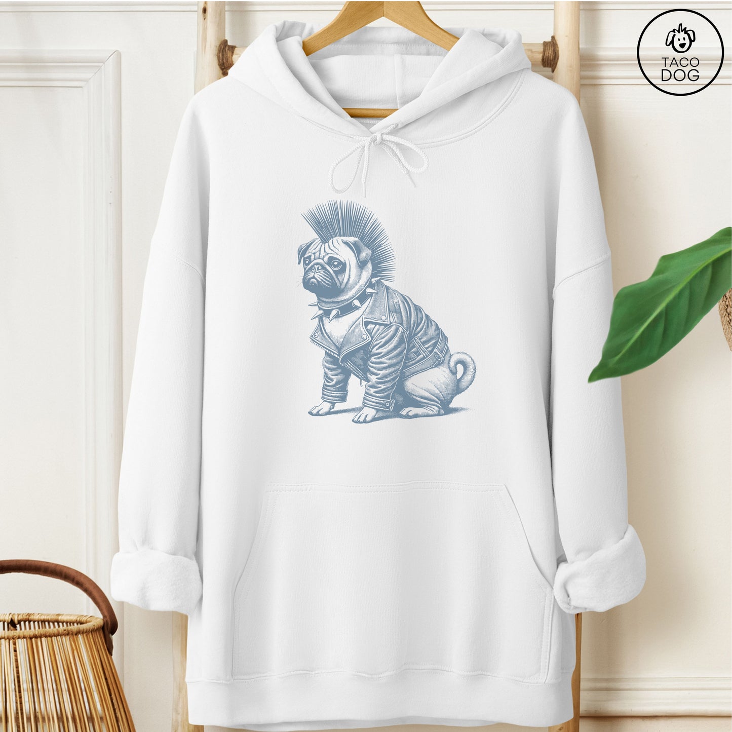 Pug Punk Hoodie
