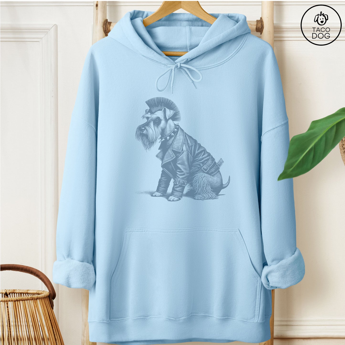 Schnauzer Punk Hoodie