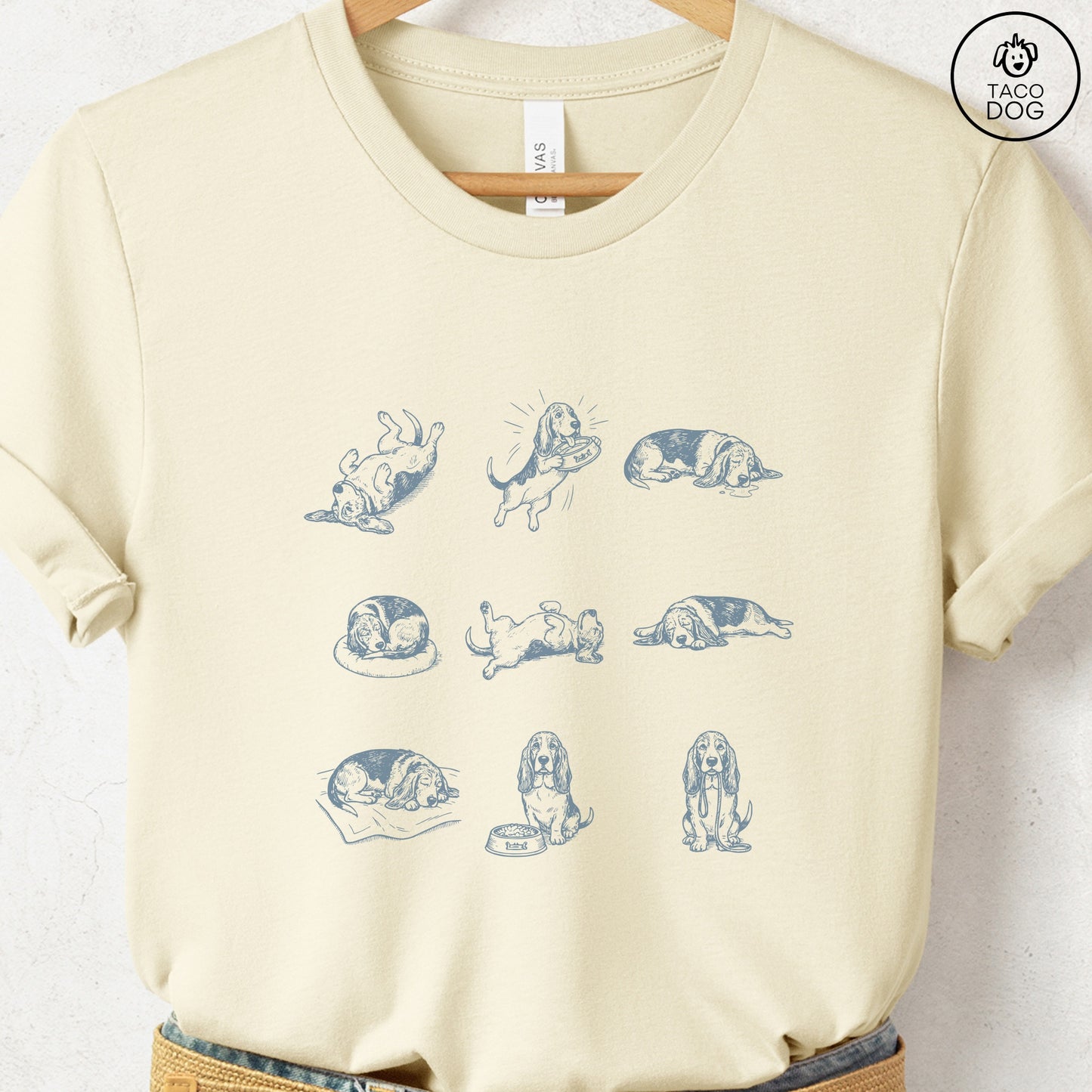 Basset Hound All Day T-Shirt
