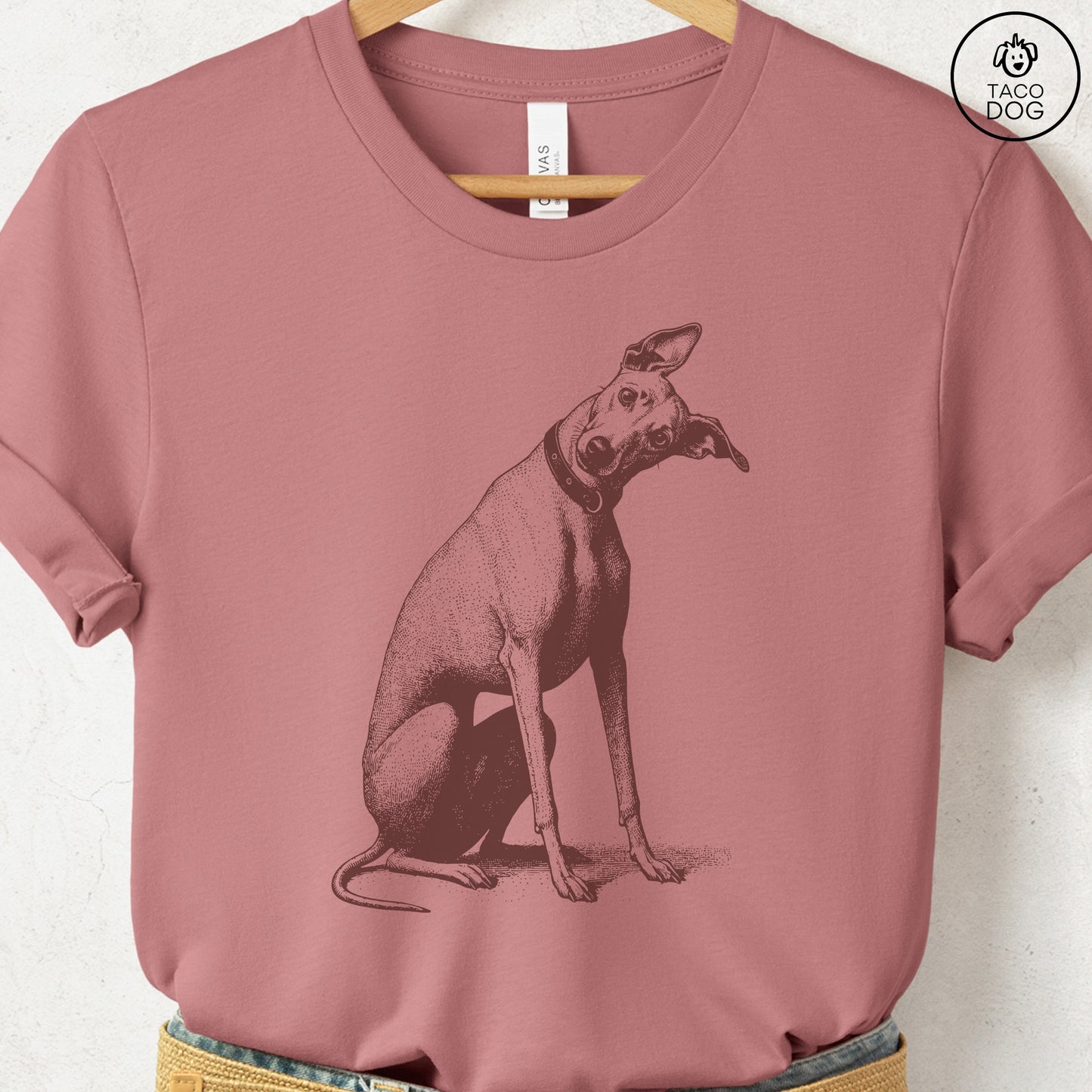 Italian Greyhound Whippet Iggy Say What? T-Shirt