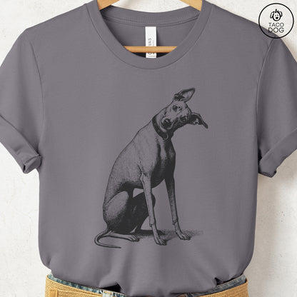 Italian Greyhound Whippet Iggy Say What? T-Shirt