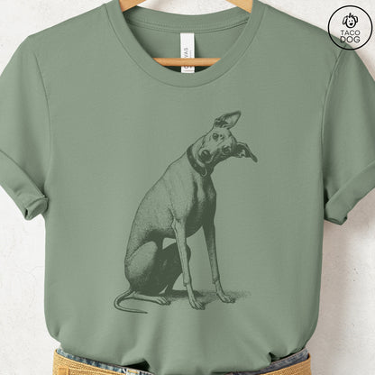 Italian Greyhound Whippet Iggy Say What? T-Shirt