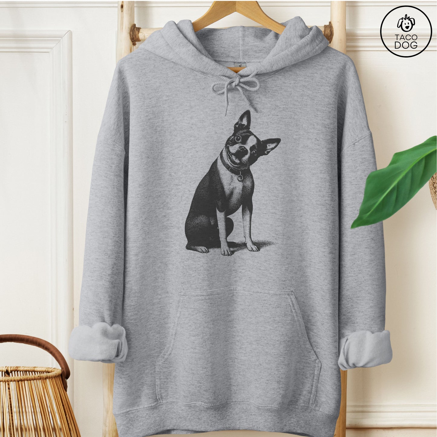 Boston Terrier Say What? Hoodie