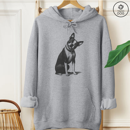 Boston Terrier Say What? Hoodie